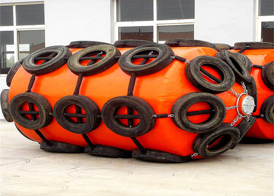 CCS ABS Foam Filled Fender With Chain And Tire Net Netted Type