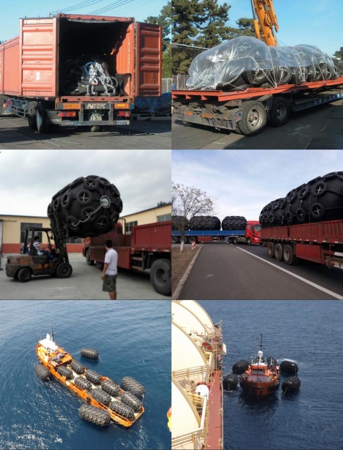 Ανθεκτικό σε λειτουργία πνευματικό θαλάσσιο κιγκλίδωμα/ISO 17357 κιγκλιδώματα 9 Yokohama