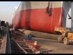 Το πλοίο καθελκύστηκε και απέπλευσε