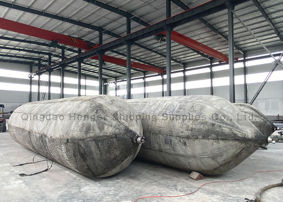Ποιότητα Heavy-Duty Marine Rubber Airbag with Synthetic Tire Cord Layers for 0.8-3 M Diameter and 4-25 M Length Ship Launching εργοστάσιο