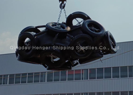 Ποιότητα ISO 17357 Compliant Natural Rubber Pneumatic Rubber Fender with 50Kpa/80kpa Working Pressure for Marine Protection εργοστάσιο