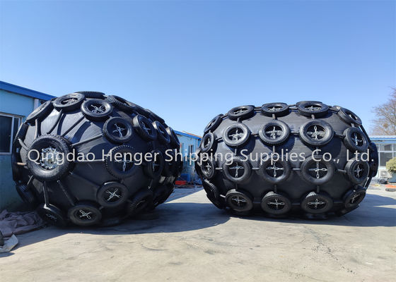 Ποιότητα ISO 17357 Compliant Natural Rubber Pneumatic Rubber Fender with 50Kpa/80kpa Working Pressure for Marine Protection εργοστάσιο