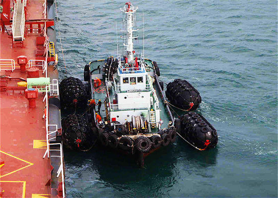 Ποιότητα STS Yokohama Type Black Pneumatic Marine Rubber Fender Iso 17357 εργοστάσιο