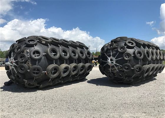 Ποιότητα Μαύρο Penumatic Rubber Fender Πιστοποιημένο ISO 50Kpa εργοστάσιο