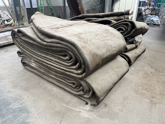 Ποιότητα ISO πιστοποιημένα εξατομικευμένα αερόσακοι εκτόξευσης πλοίων από θαλάσσιο φυσικό καουτσούκ εργοστάσιο