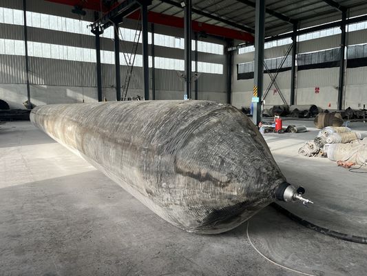 Ποιότητα Ομαλό Ασφαλές Λανσάρισμα Σκάφους Αεροθάλαμος Θαλάσσης με Εσωτερικό Υλικό Νάιλον Ελαστικού Μήκους 5m-24m εργοστάσιο