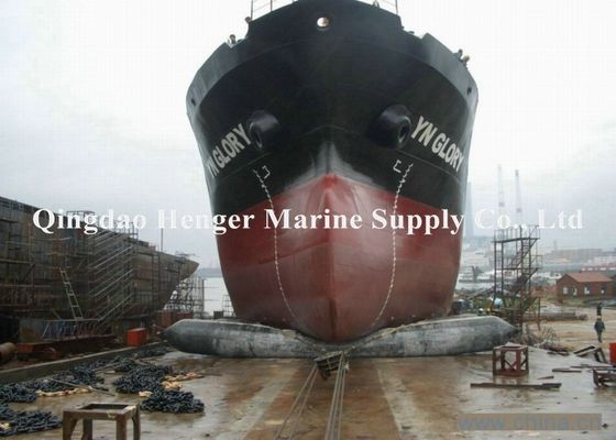Ποιότητα HENGER Heavy Duty Marine Rubber Airbag με 4-12 στρώματα συνθετικού καλωδίου ελαστικών για ασφαλή εκτόξευση πλοίων, διάμετρος 0,8-3 M και μήκος 4-25 M εργοστάσιο