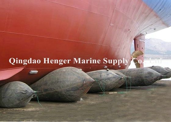 Ποιότητα HENGER Heavy Duty Marine Rubber Airbag με 4-12 στρώματα συνθετικού καλωδίου ελαστικών για ασφαλή εκτόξευση πλοίων, διάμετρος 0,8-3 M και μήκος 4-25 M εργοστάσιο