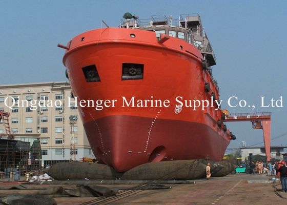 Ποιότητα ISO 14409 Certified Marine Rubber Airbag with 80kpa Working Pressure and Natural Rubber Material εργοστάσιο
