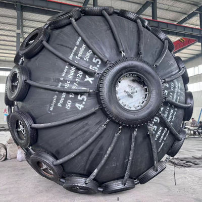 Ποιότητα Αρχική εσωτερική πίεση 80kpa Θάλασσας τύπου δίχτυ Fendre Ιδανικό για τα συστήματα απορρόφησης των επιπτώσεων των θαλάσσιων πλοίων και των συστημάτων ασφάλειας αποβάθρων εργοστάσιο