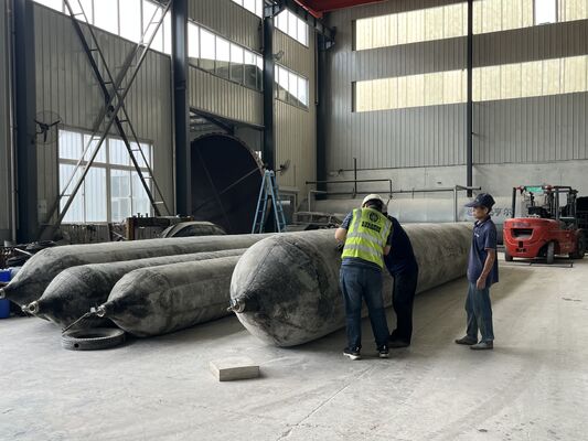 Ποιότητα Anti Corrosion Marine Rubber Airbag for Long Term Saltwater Service with 0.8-3 M Diameter εργοστάσιο