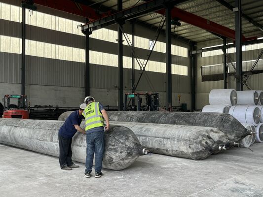 Ποιότητα Anti Corrosion Marine Rubber Airbag for Long Term Saltwater Service with 0.8-3 M Diameter εργοστάσιο