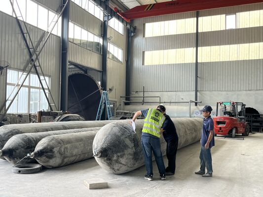 Ποιότητα Marine Rubber Airbag with Rapid Inflation Manifold for Simultaneous Multi Unit Operation in 0.8-3 M Diameter εργοστάσιο