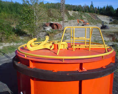 Ποιότητα Ωκεάνιοι σημαντήρες θαλάσσιας ναυσιπλοΐας δεικτών αλυσίδων αγκύρων που επιπλέουν τον πράσινο σημαντήρα δεικτών εργοστάσιο