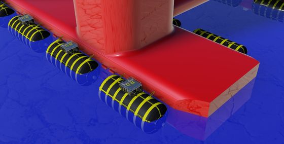 Ποιότητα Διογκώσιμος θαλάσσιος λαστιχένιος αερόσακος αερόσακων προώθησης σκαφών χαμηλής πίεσης εργοστάσιο