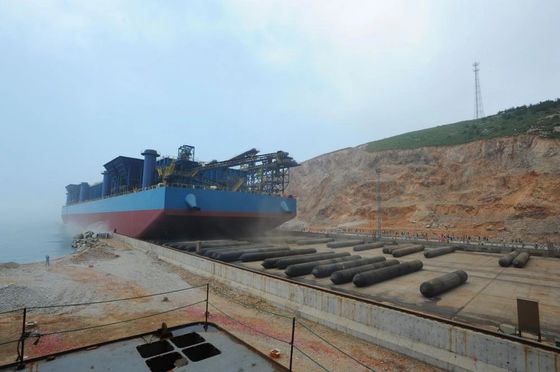 Ποιότητα 8 σκαφών προώθησης αερόσακων σκαφών λαστιχένιας στρώματα πιστοποίησης αερόσακων CCS LRS εργοστάσιο