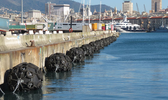 Ποιότητα Πνευματικό θαλάσσιο λαστιχένιο κιγκλίδωμα ISO17357 50KPA/80KPA ανθεκτικό σε λειτουργία εργοστάσιο