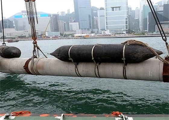Ποιότητα ISO 14409 Certified Pneumatic Rubber Fender - Natural Rubber Marine Airbag with 80kpa Working Pressure εργοστάσιο