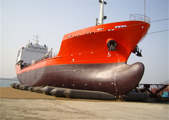 Ποιότητα Heavy-Duty Marine Rubber Airbag with Synthetic Tire Cord Layers for 0.8-3 M Diameter and 4-25 M Length Ship Launching εργοστάσιο