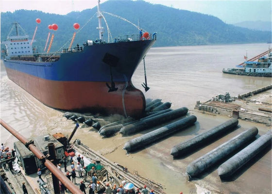 Ποιότητα ISO 14409 Certified Pneumatic Rubber Fender - Natural Rubber Marine Airbag with 80kpa Working Pressure εργοστάσιο